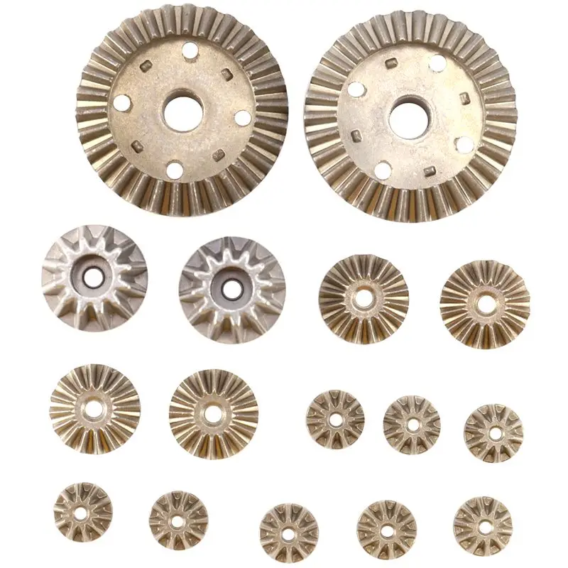 

12T 24T 30T Motor Driving Gear Metal Front Rear Differential Gear Upgrade Repair Parts For Wltoys 12428 12423 12429 1/12 Rc Car