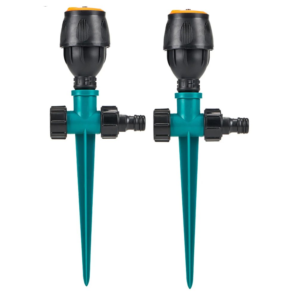 

2 Set Of 360 Degree Rotating Nozzle Agricultural Watering Plastic Middle Distance Nozzle Combination Garden Lawn Irrigation Tool