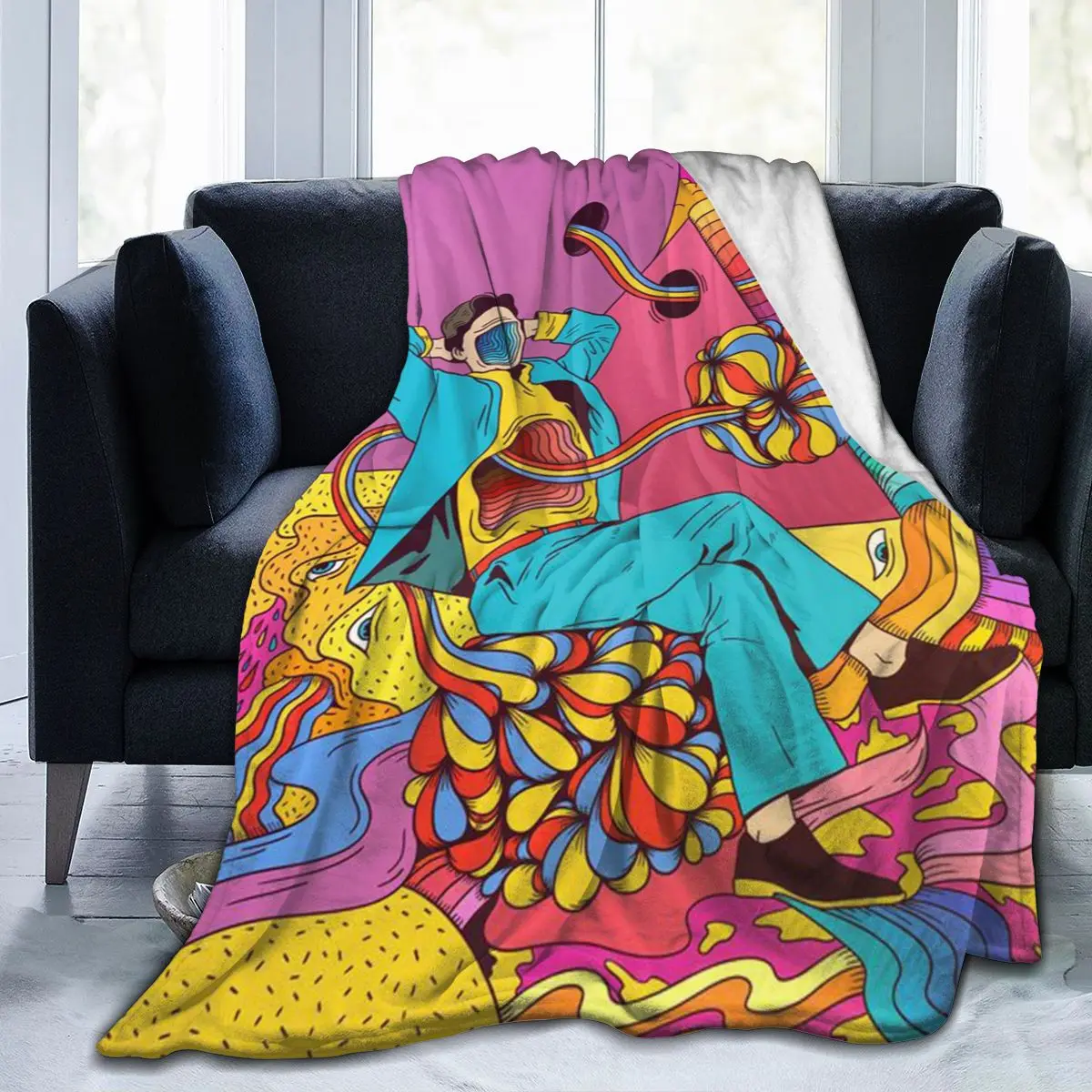

Ultra Soft Sofa Blanket Cover Blanket Cartoon Cartoon Bedding Flannel plied Sofa Bedroom Decor for Children and Adults 278696543