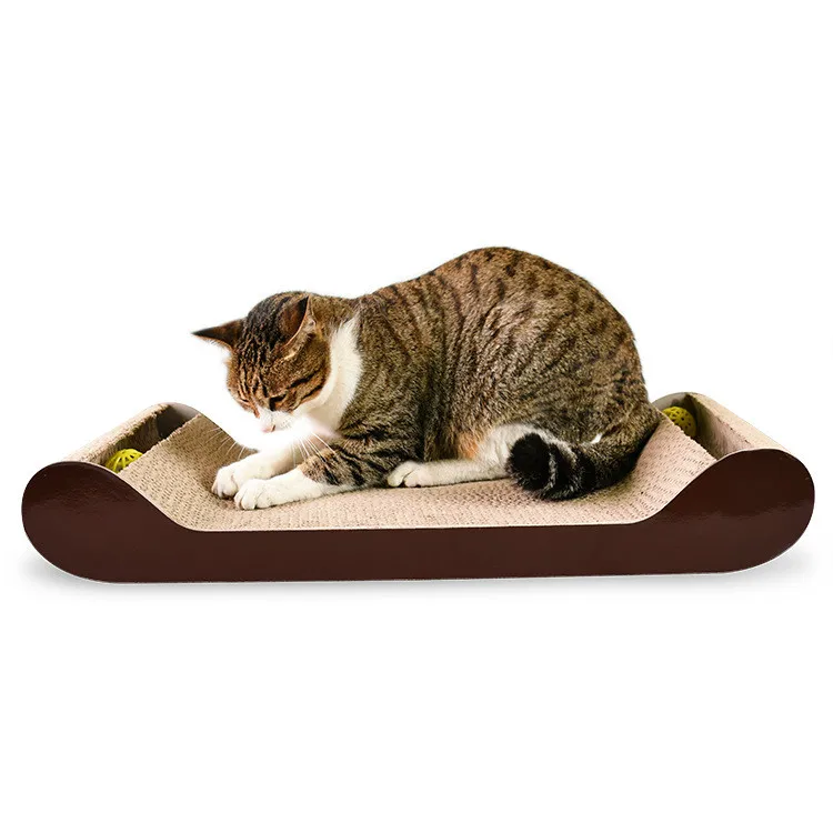 

Corrugated Paper Pet Cat Scratch Board Pad Cat Kitten Scratch Sofa Bed Cats Claws Care Toys Nail Scraper Leopard Mat Cat Toy