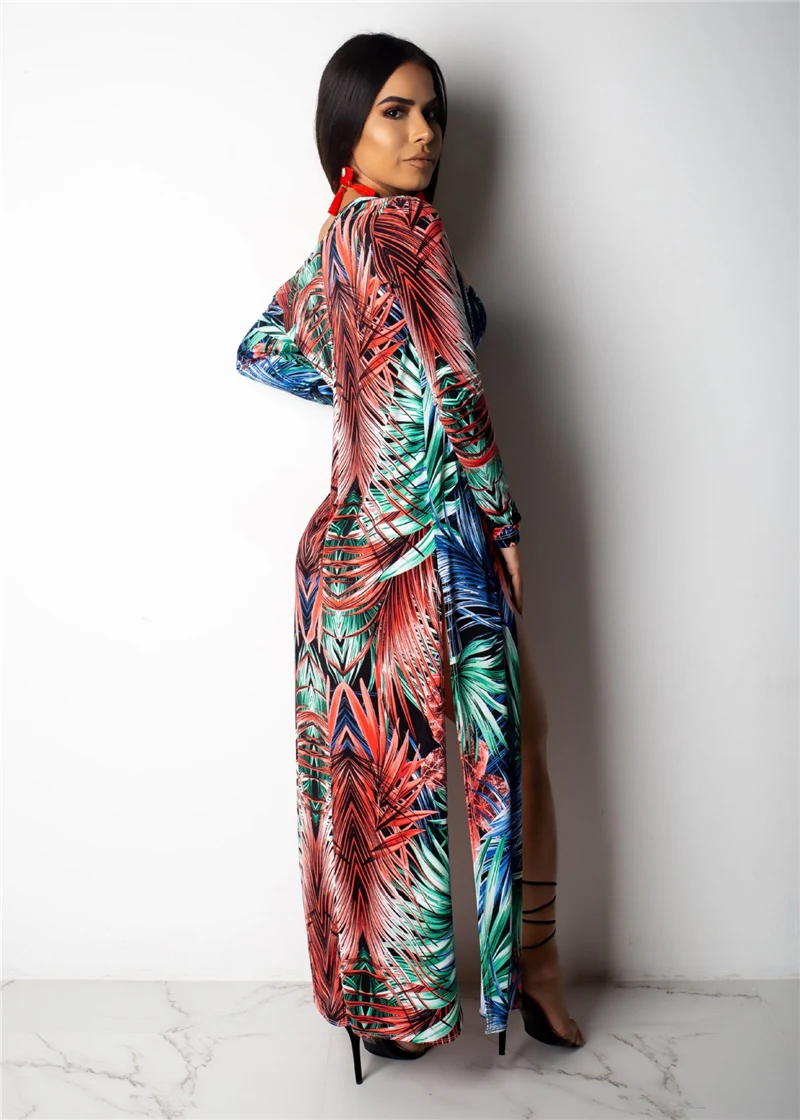 Летний купальник бикини летний комплект из 3 предметов для женщин с принтом в