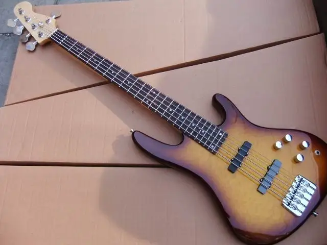 Оптовая продажа Новое поступление 5 строка электрическая бас-гитара Jazzbass модель