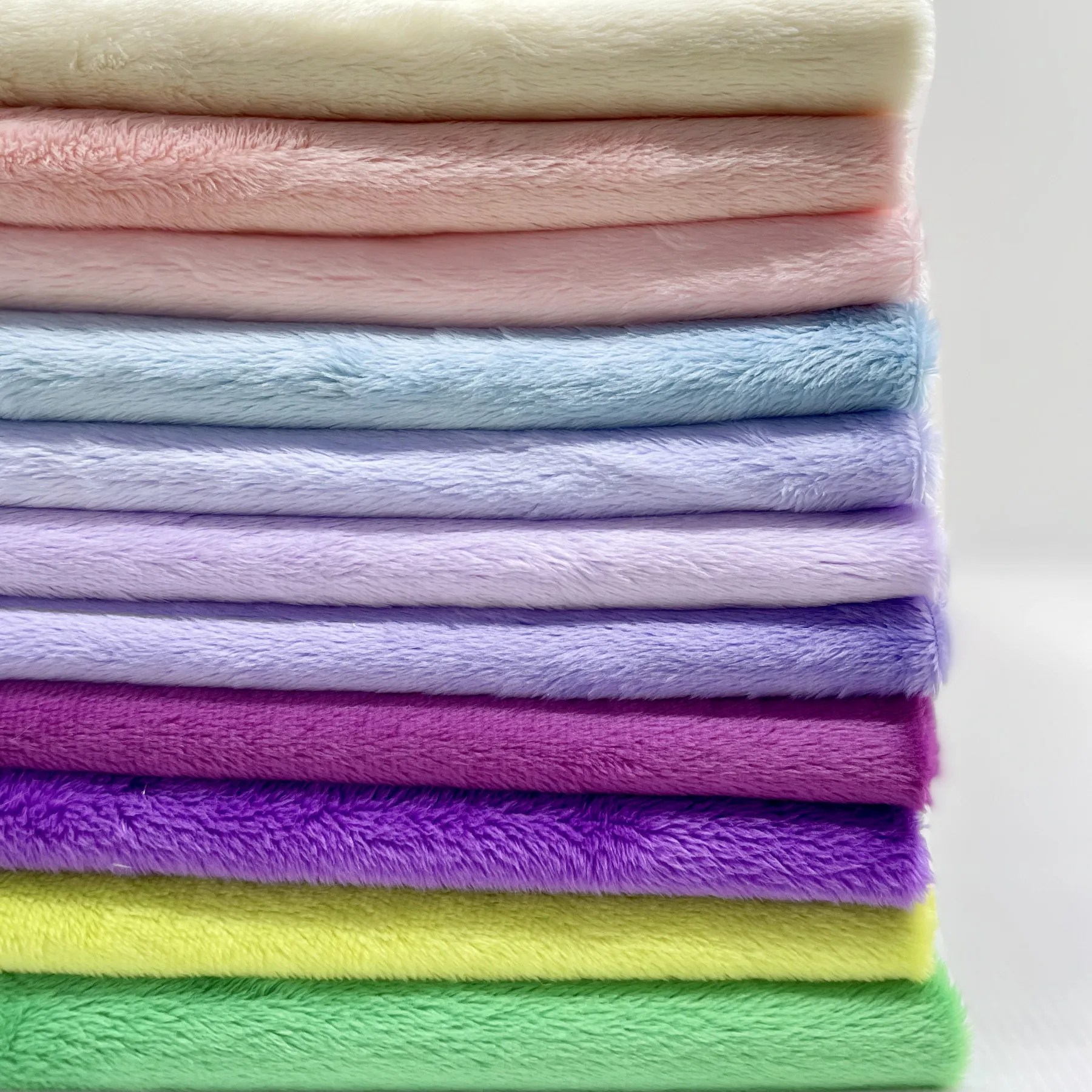 45x50cm Plush Fabric 5mm Pile Super Soft Fabric Handmade DIY For Sewing Pillow Doll Toy Cotton Doll Hair Fabric 100 Colors