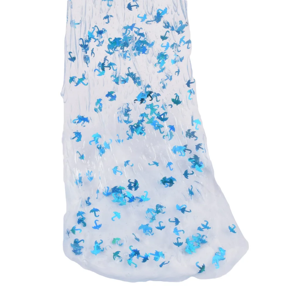 

60ml Kids Colorful Transparent Crystal Clay Toys Gift Beautiful Fruit Slime Scented Stress DIY Stress Reliever Toy 5*