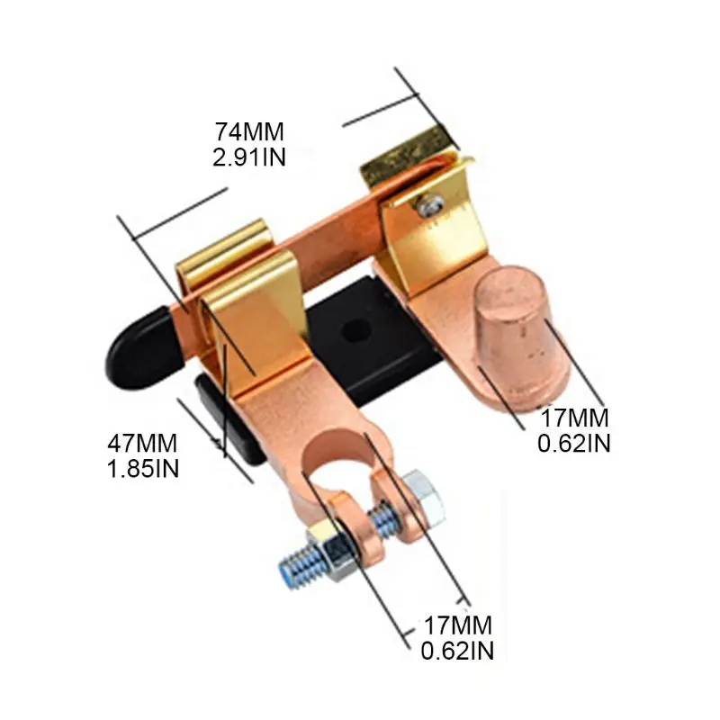 

Car Battery Disconnect Switch Power On/Off Control Closing Switch Auto Modified Accessories Motor Car Anticreeping Switch