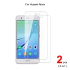 Закаленное стекло для Huawei Nova, защита экрана, защитная пленка HD Clear 0,3 мм 9H, твердость 2.5D