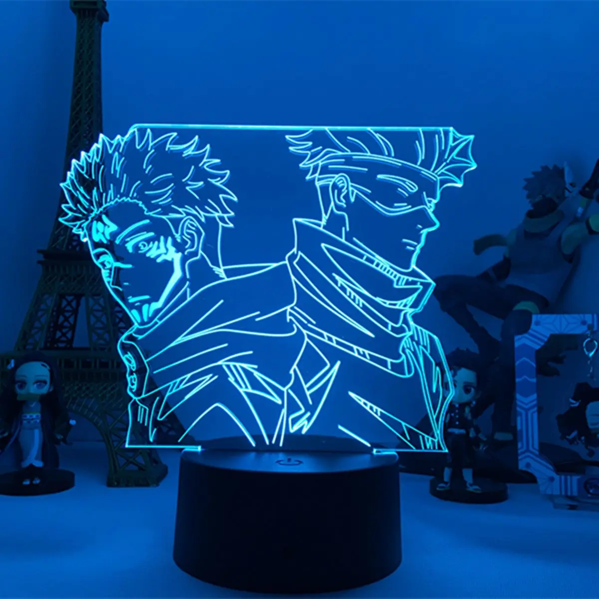 

Anime Jujutsu Kaisen Night Light Manga Figure Gojo Satoru Nanami Kento Figurine Room Decor Decoration Lamp Luz Gift toy figurine