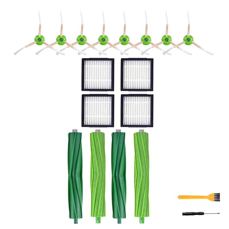 

14 шт. каточная кисть Hepa фильтр, боковая щетка для IRobot Roomba I7 E5 E6 я серии робот пылесос замены батареи