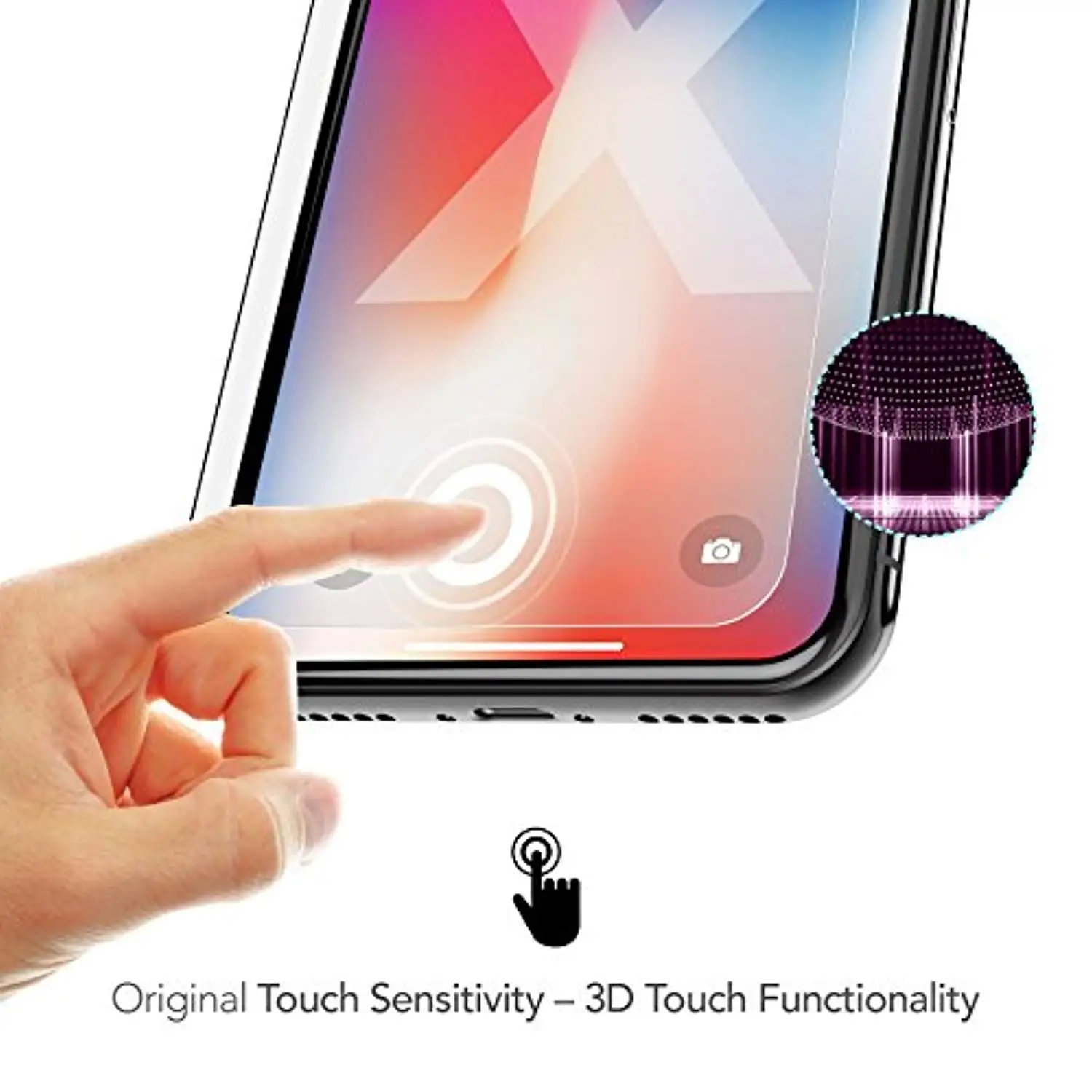2шт 9H 2.5D Закаленное стекло для iPhone XS Max X 7 8 6 6S Plus 5 5S 5C SE чехол экрана XR защитное |