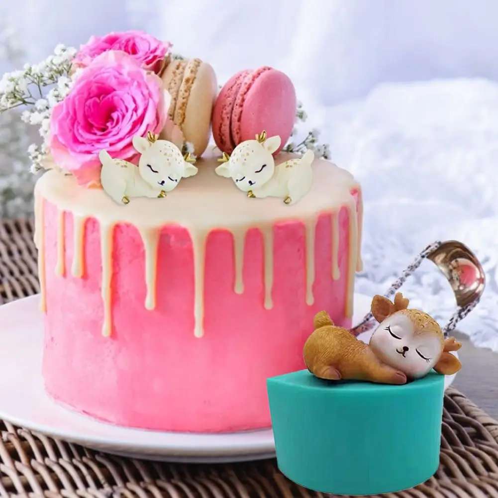 Симпатичная мультяшная силиконовая форма сделай сам 3D для торта шоколада