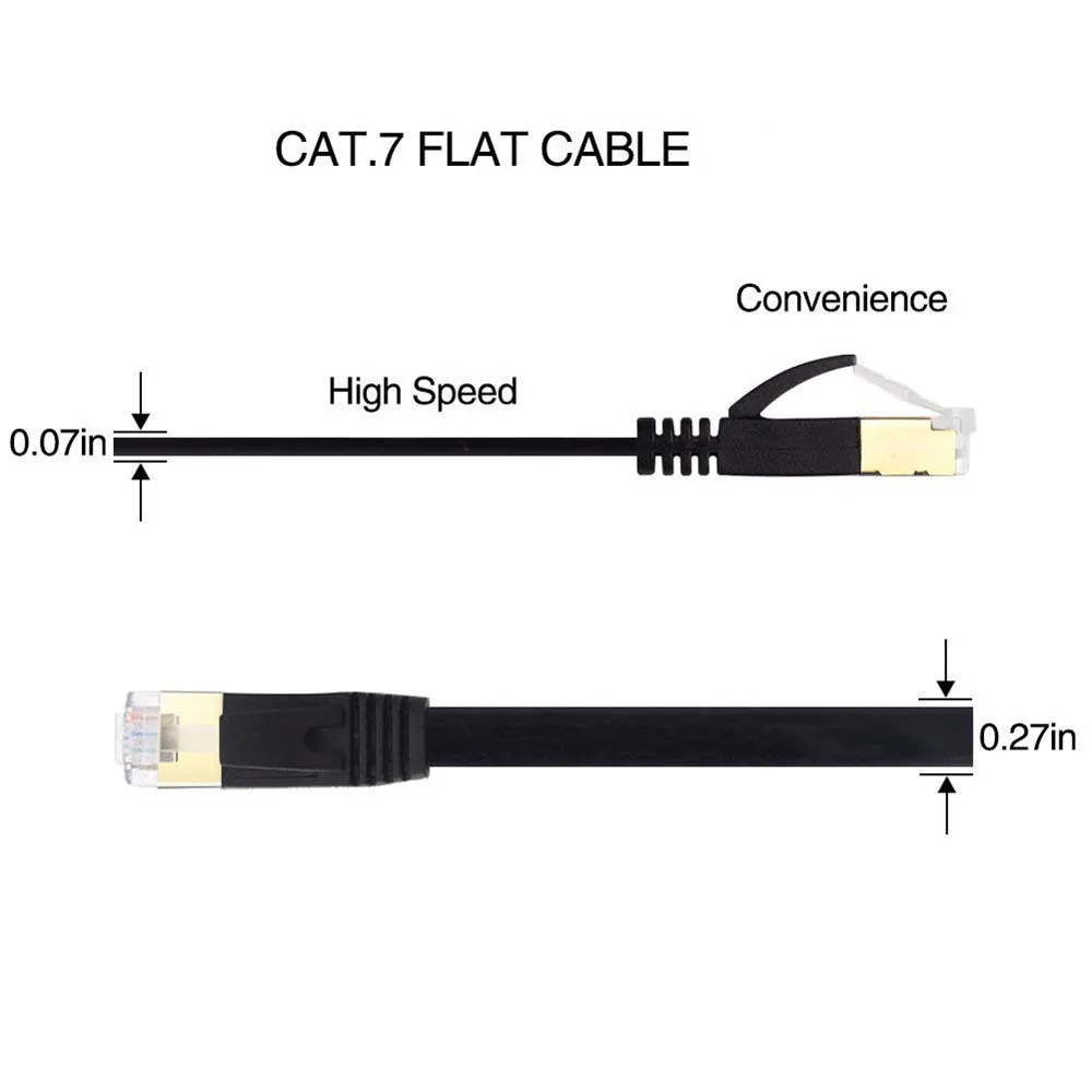 Сетевой кабель RJ45 Cat7 10 Гбит/с 600 МГц 8P8C| |