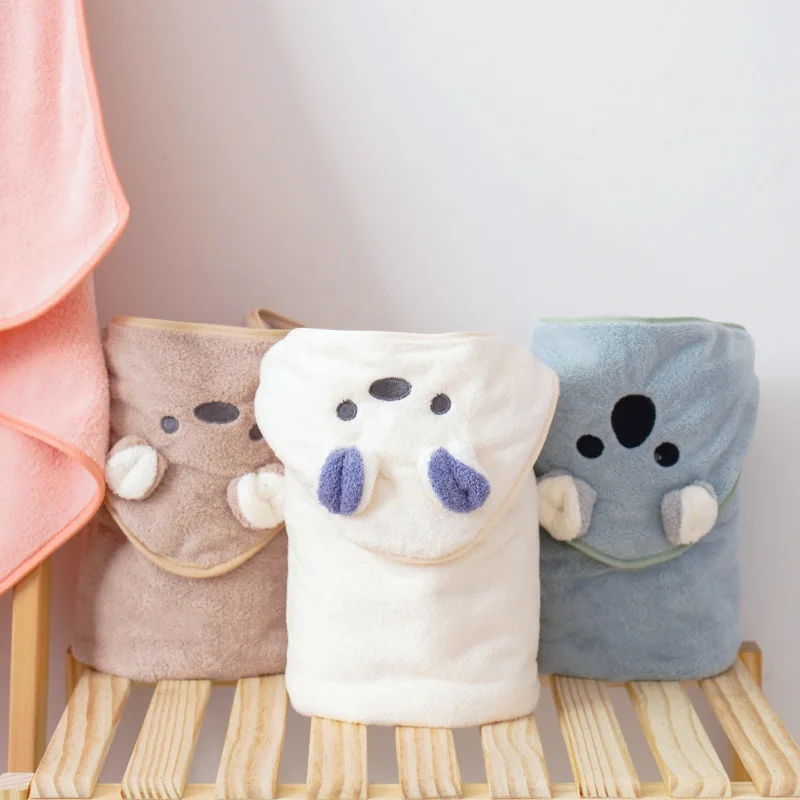 

Toddler Baby Hooded Towels Newborn Kids Bathrobe Super Soft Bath Towel Blanket Warm Sleeping Swaddle Wrap for Infant Boys Girls