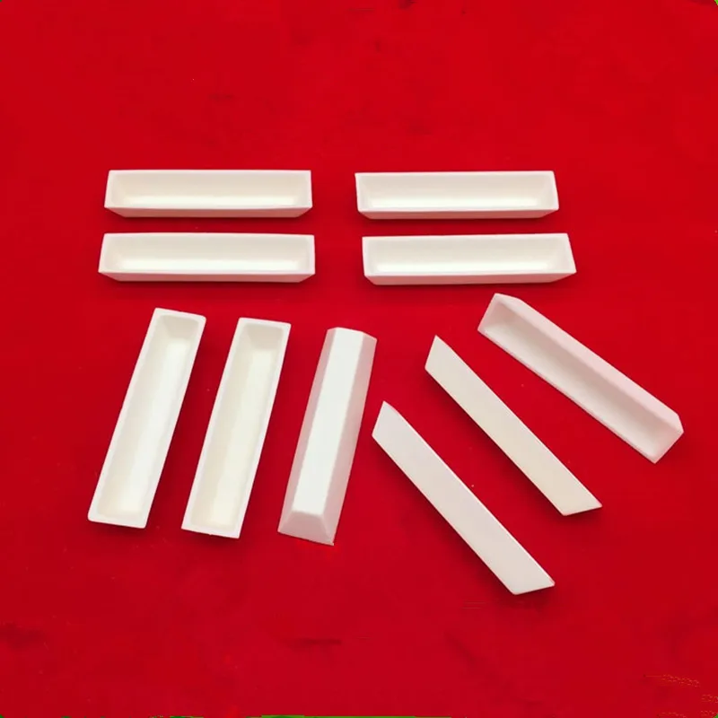 Керамический тигель Al2O3 100x23x15 мм трапециевидный глиноземный Спеченный - купить по