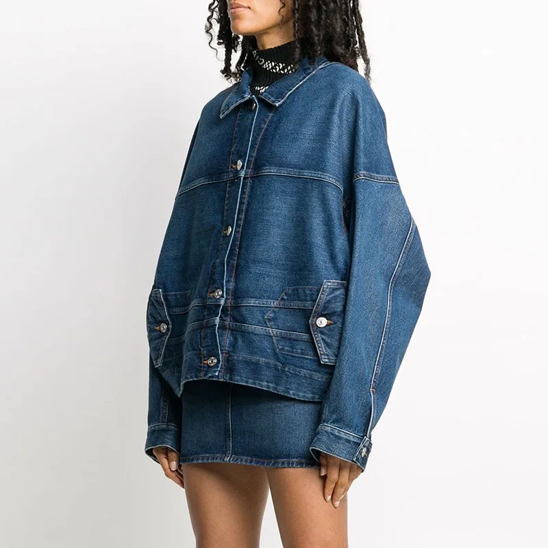 Уличная мода ленивый большой профиль два ряда металлическая пряжка потертая