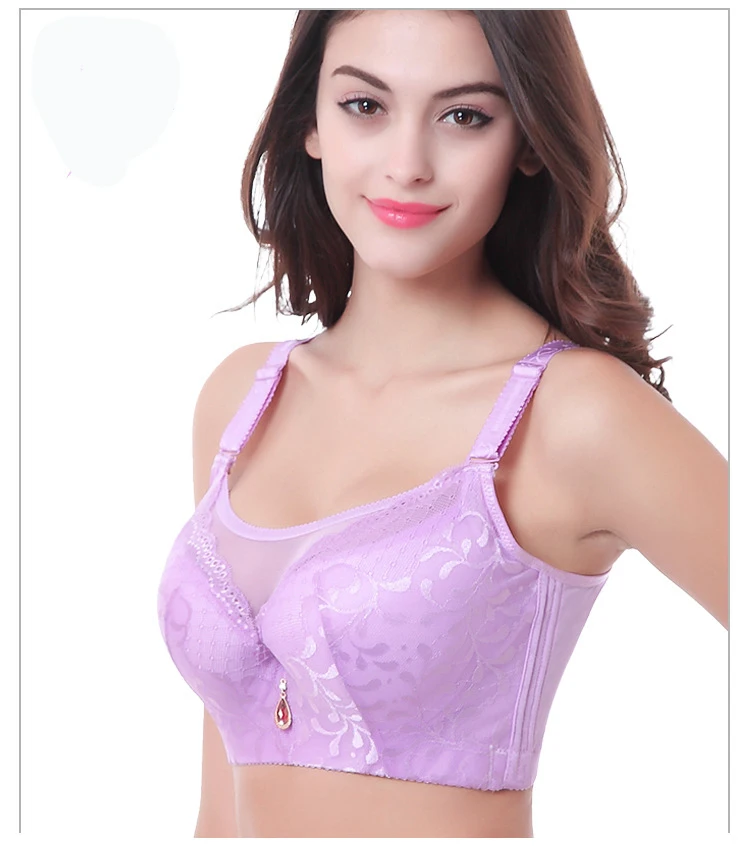 Женский кружевной бюстгальтер без косточек размеры 80 120 чашка C D F E сексуальное