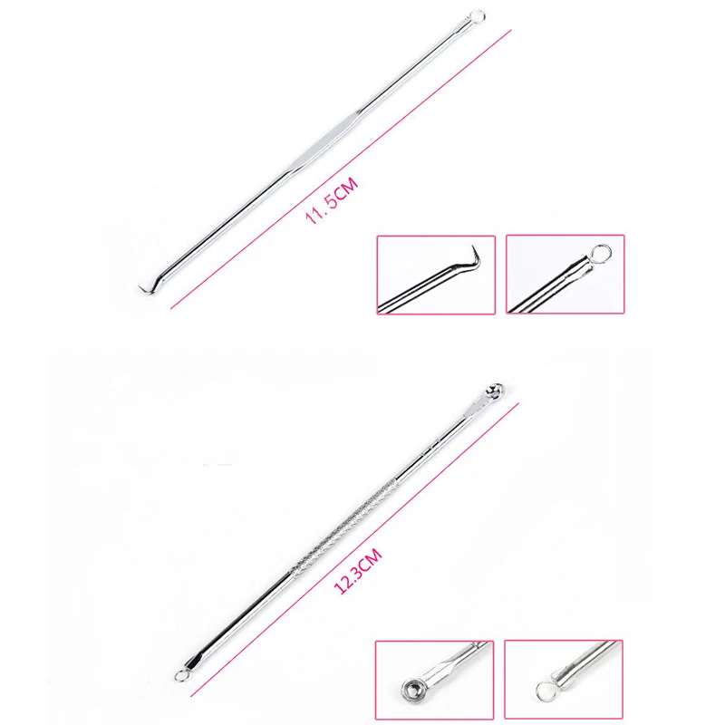 LaMilee 4 шт./компл. инструмент для удаления черных точек прыщей угрей ложка ухода за