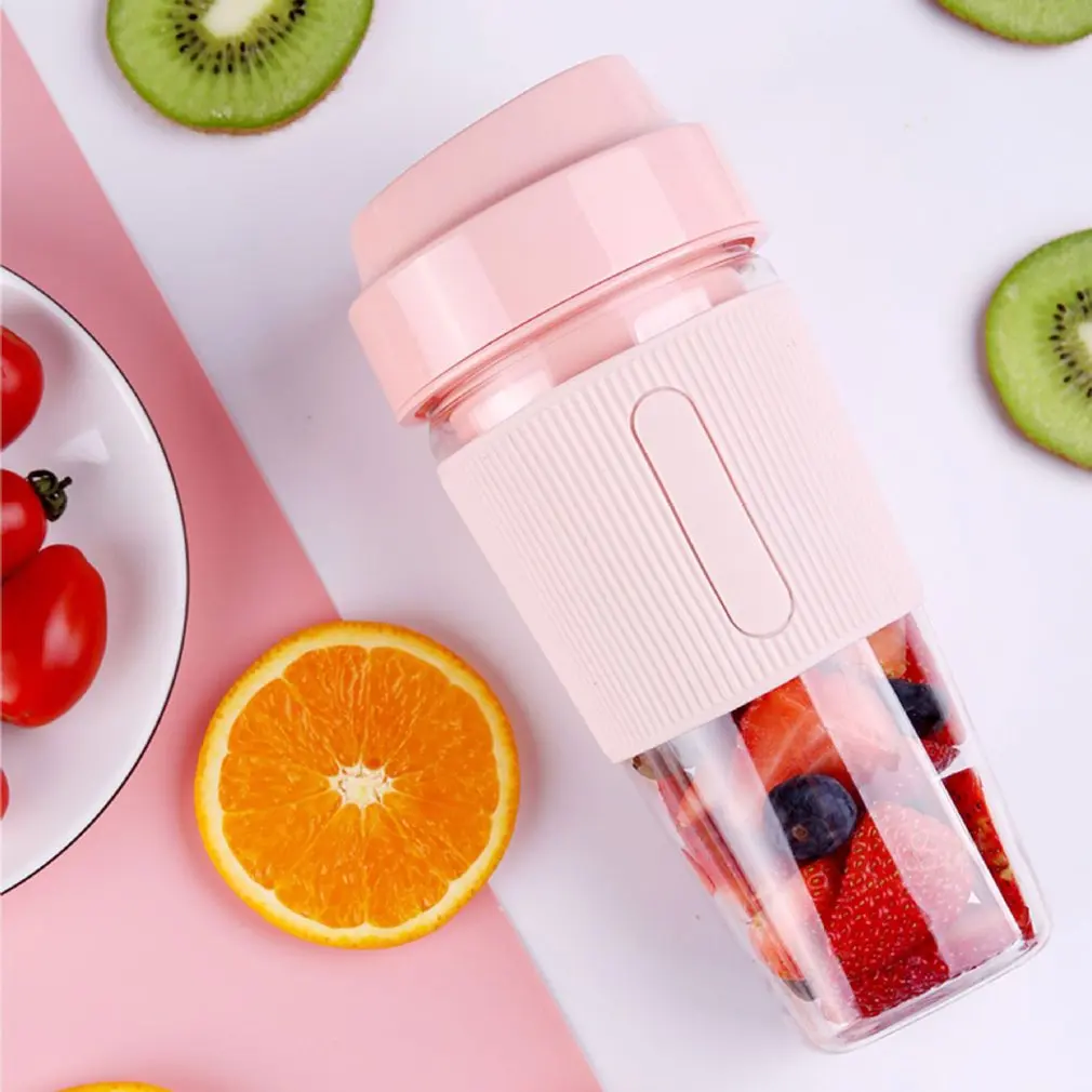 Protable Mini Juicer Cup Personal Travel Blender USB Rechargeable 300ml Fruit Mixing Machine Multifunction Juice Making Kitchen | Бытовая