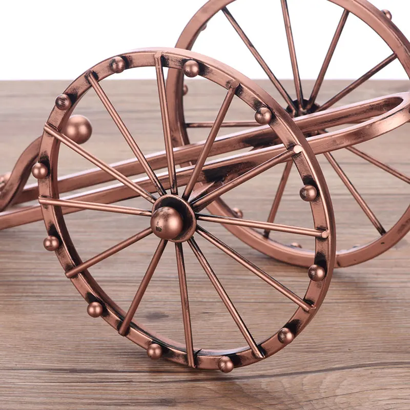 Старинная железная артистическая пушка модель держатель для винных бутылок