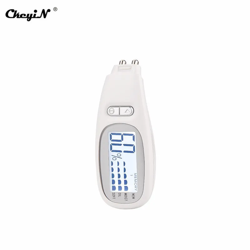 Цифровой анализатор влажности кожи лица с ЖК дисплеем масла для датчик тестер
