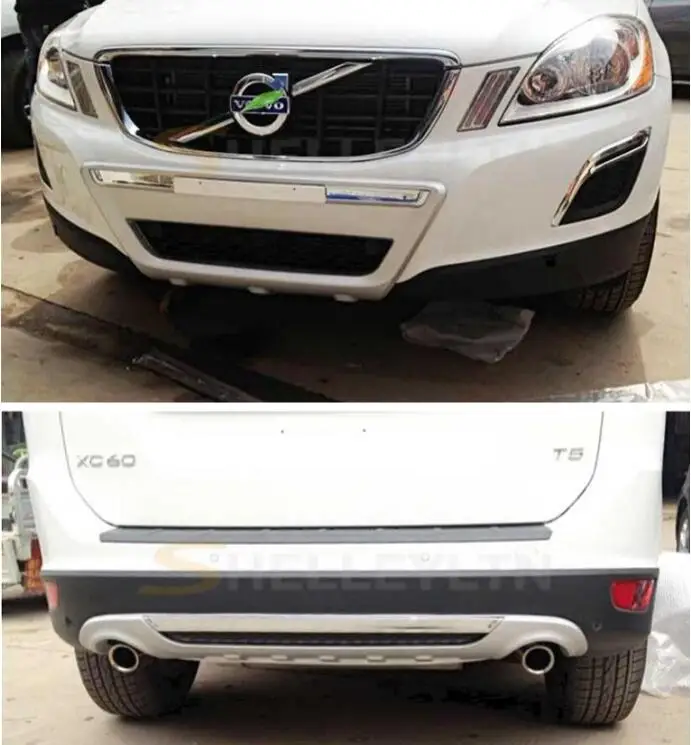 ABS передний бампер для губ и задний протектор для Volvo XC60 2009 2010 2011 2012 2013 год