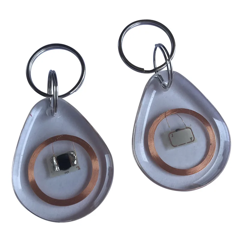 Transparent YARONGTECH 13,56 перфокарта mifare Classic®1K rfid метки(упаковка из 10 - Цвет: Transparent