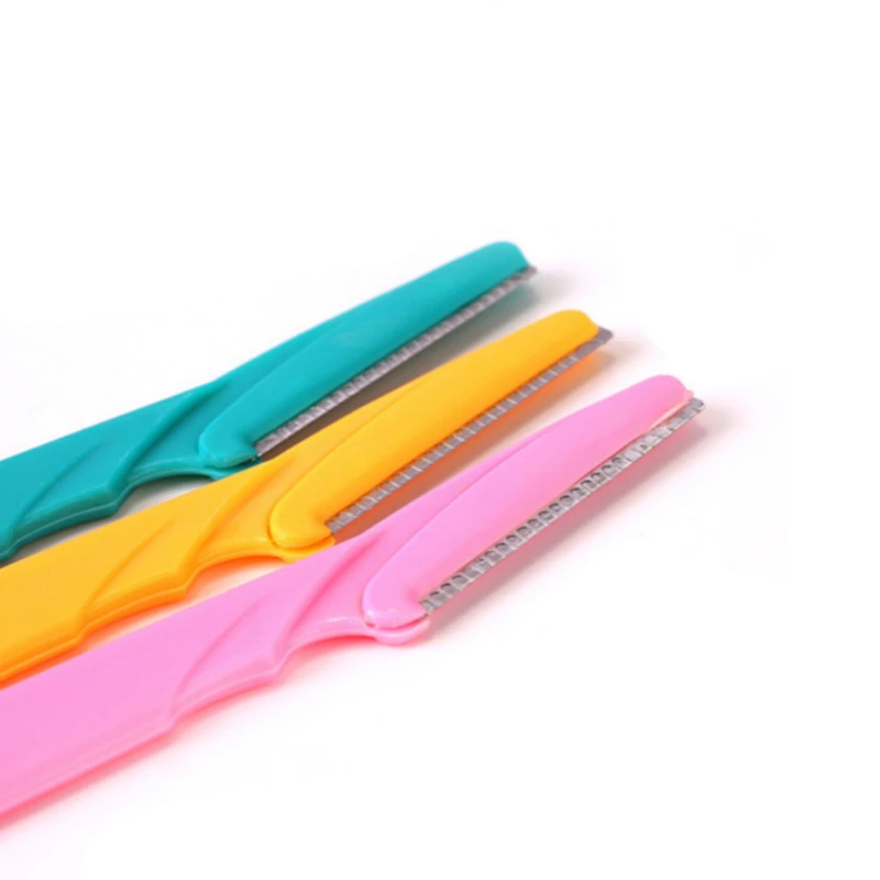 Бритва для бровей 3 шт./компл. лица удаления волос триммер острое мини макияж Нож