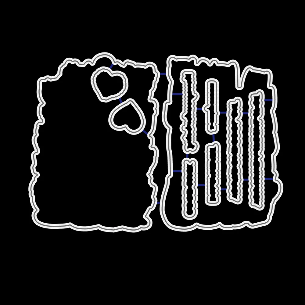 Силиконовые прозрачные штампы AZSG в форме забавного кота/сердца режущие для