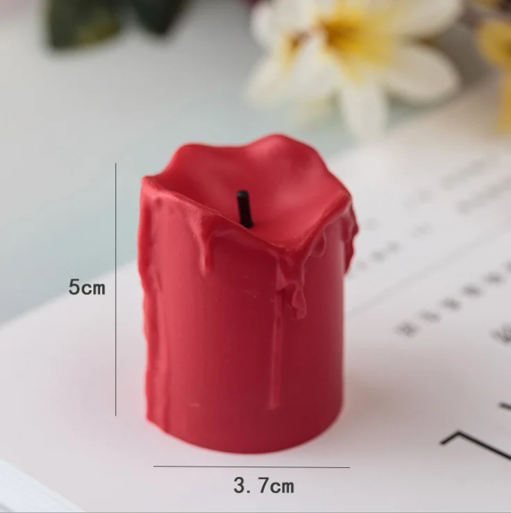 

Pack of 12 Candle Lights Non-flame New Year Candles LED Tealight Romantic Creative Votive Batik Lights for Home Decoration Light