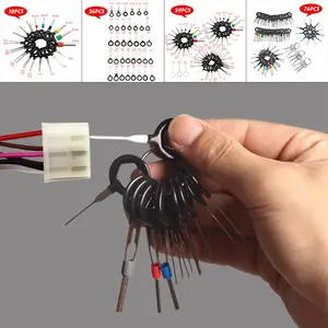 Набор инструментов для извлечения автомобильных клемм 76593618 шт., обжимной соединитель проводки, контактный экстрактор, съемник клемм, ручные инструменты для ремонта автомобиля