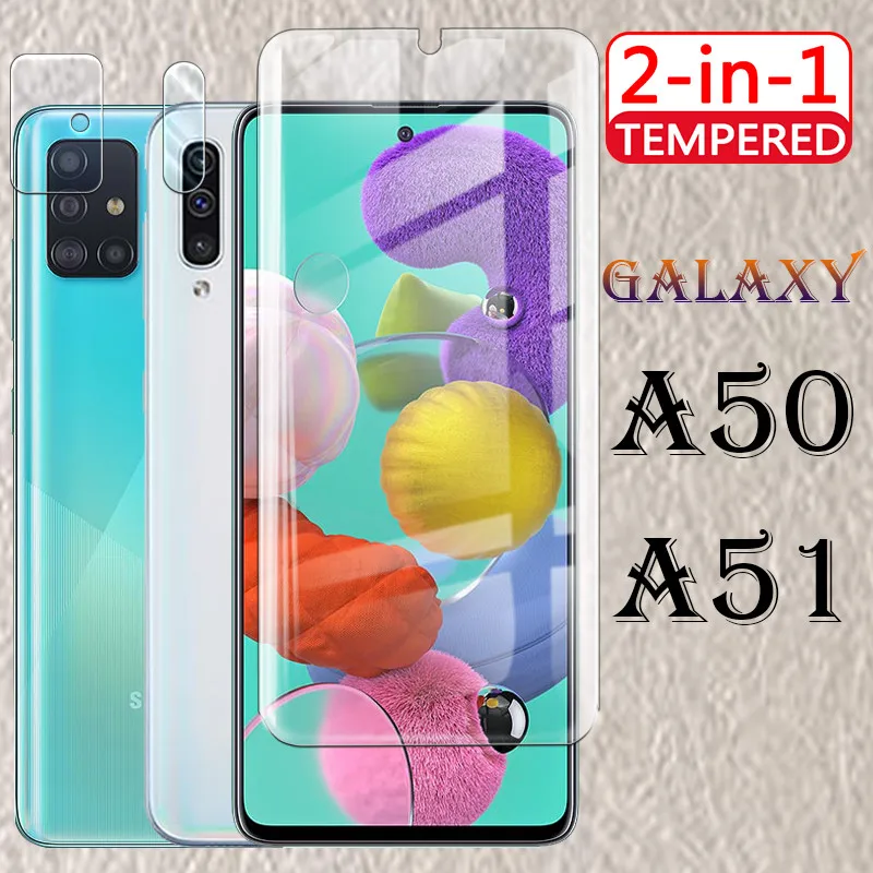 Стеклянный чехол для Samsung Galaxy A51/A51/A51/A51/50 пленка с клеммой galaxya51 стекло полным