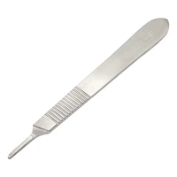 1pc 3 dental surgical blades stainless steel scalpel handle oral implant tools dental laboratory equipment materials