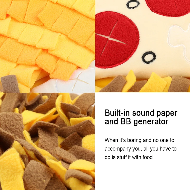 

Pet Dog Pizza Sniffing Mat Dog Work Searching Pads For Training Natural Smelling Skill Preventing Damage To Furniture