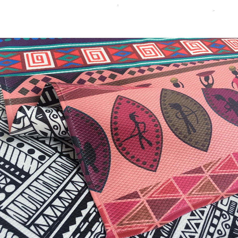 Женский Коврик для йоги двухсторонний Противоскользящий Впитывающий пилатеса