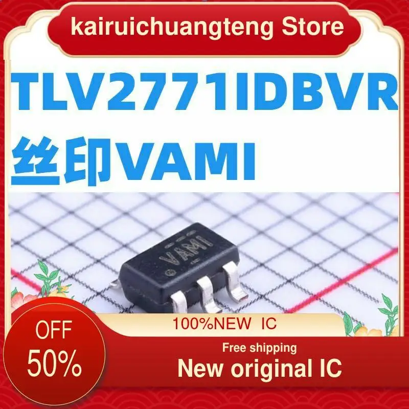 

10-200 шт., TLV2771IDBVR VAMI SOT23-5, новый оригинальный IC