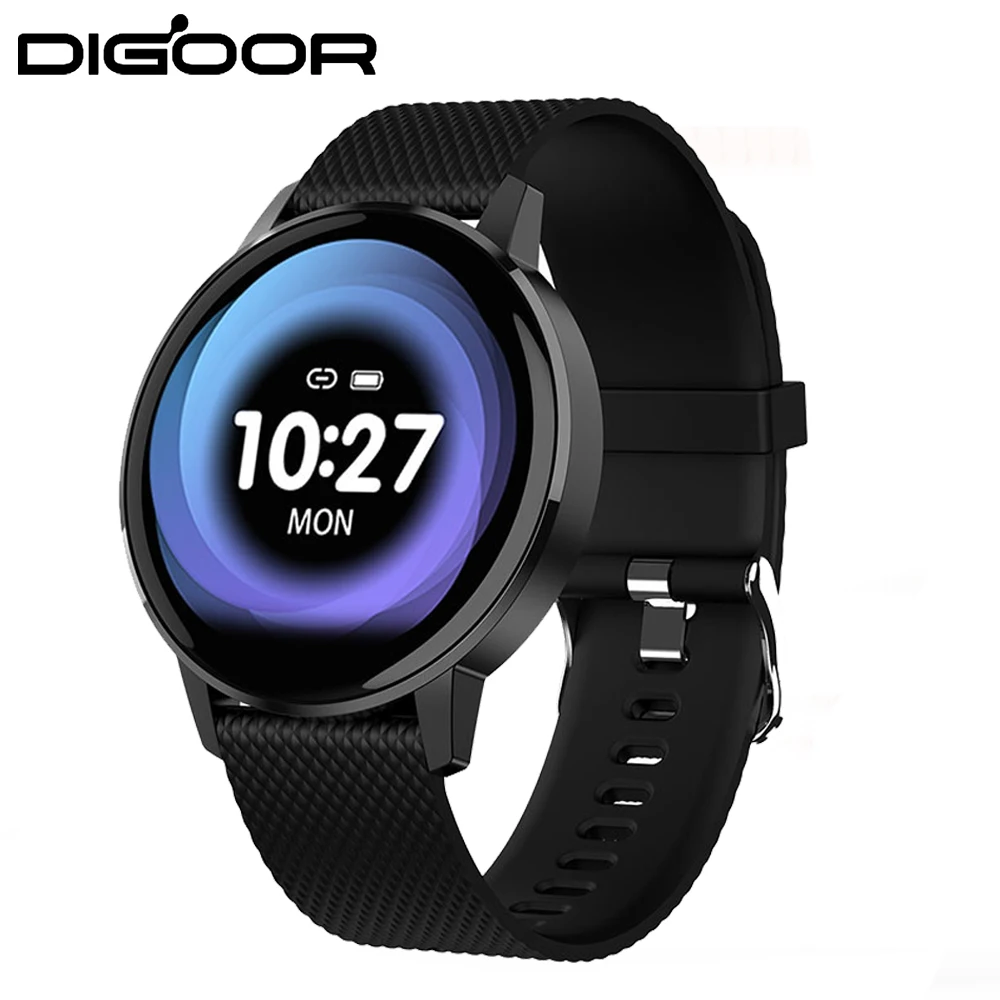 DIGOOR T4 Смарт-часы IP68 Водонепроницаемый кислородный монитор кровяного давления пульсометр фитнес-браслет трекер активности Smartwatch для мужчин