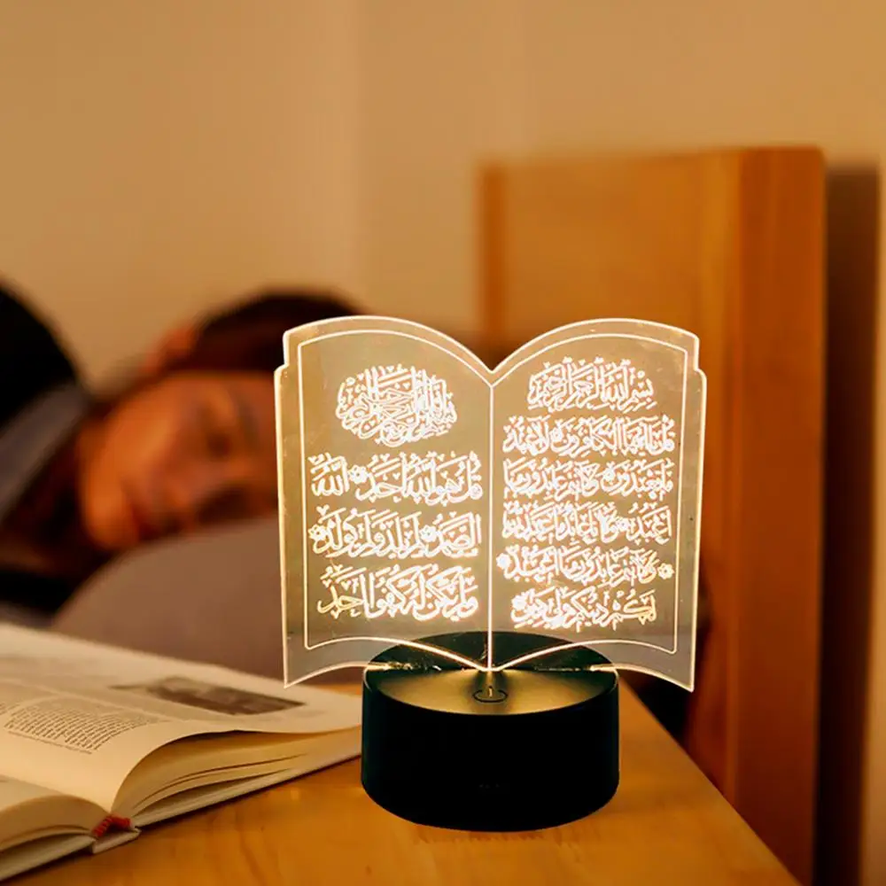 FENGRISE Писания храм ночника Happy ИД Мубарак 2020 украшения на Рамадан для дома
