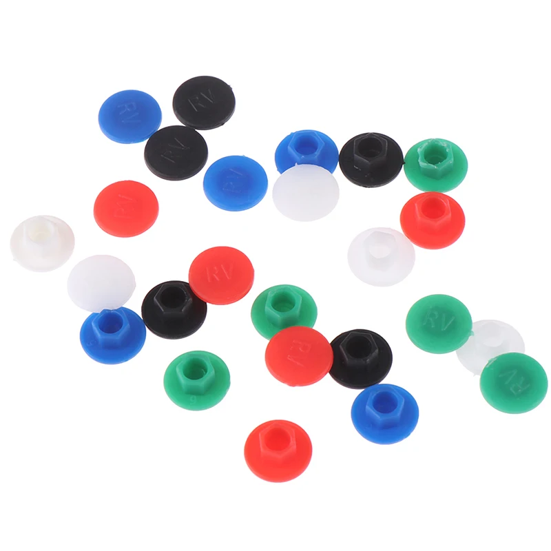 

5Pcs Headset Cover M6 Screw Cap Bicycle Head Heighten Device Screw Cap Mountain Bike Road Bike Folding Track Bike Bowl Set