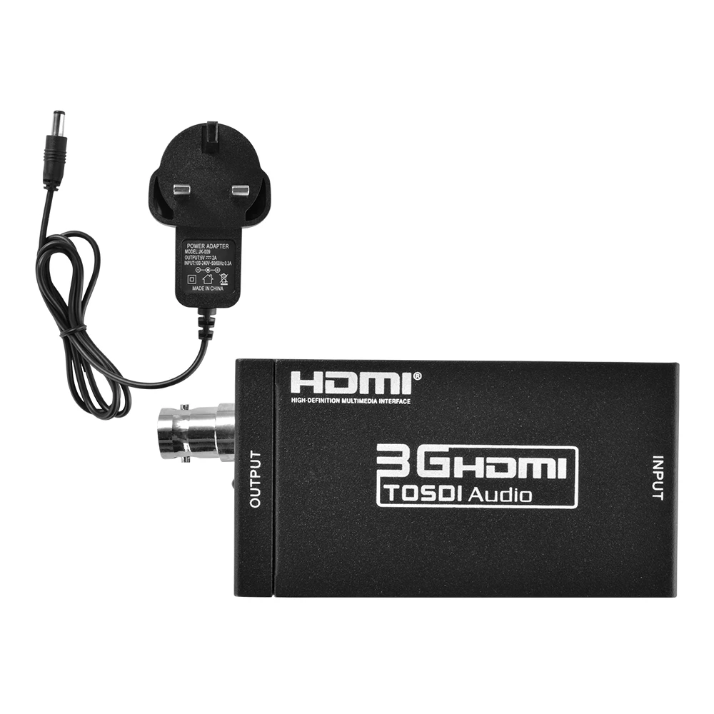 Black 1080P MINI 3G HDMI to SDI Converter with Coaxial Audio Output Scaler Adapter for Home Theater Cinema PC HD#50 | Электроника