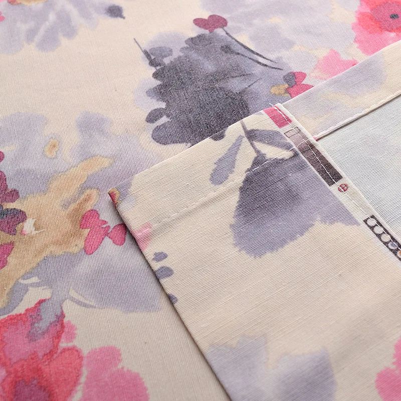 

Modern for Living Room Curtain Fashion Exquisite Polyester Cotton Curtain Fabric Bedroom Curtains