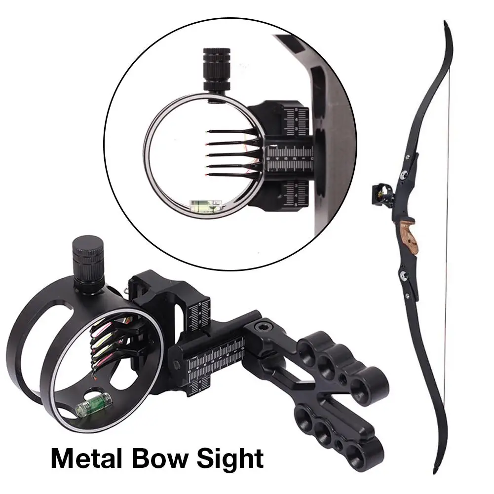 Compound Bow Essential Combo Sight Kits Accessories Including 5-pin Arrow Rest Stabilizer Braided Sling D-Loop | Спорт и развлечения