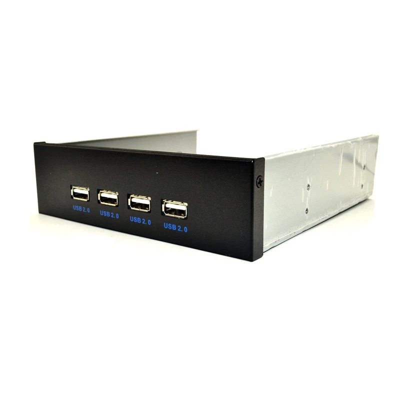 4 Ports USB 2.0 Front Panel Hub Splitters Adapter USB-HUB Multiple Splitter Hubs 5.25 Driver Bay for PC Computer | Компьютеры и офис