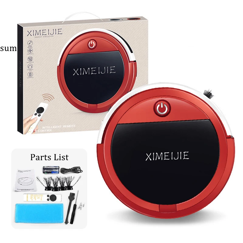 

Automatic Robot Vacuum Cleaner with Remote Control Smart Vacuum Cleaner for home Ultra-thin Dry and Wep Cleaner Route Planning