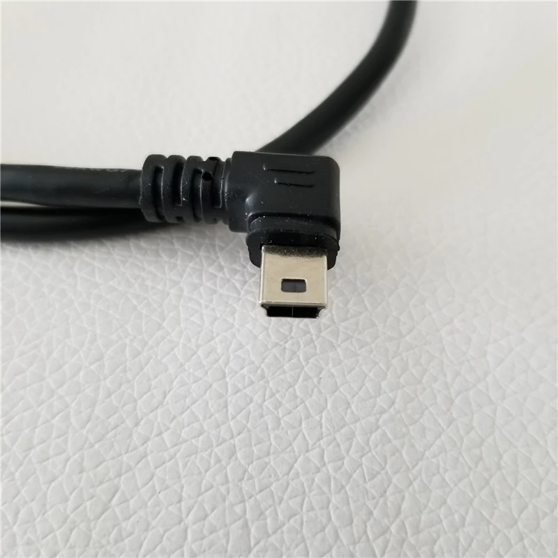 10pcs/lot 90 Degree Right Angle 5Pin Mini B Male to USB A Female Data Cable Line Panel Mount 50cm | Компьютеры и офис