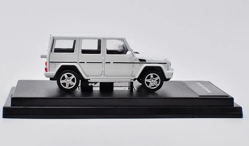 1/64 Mercedes Benz G Class AMG G63 SUV белый литой автомобиль Модель Коллекция игрушек