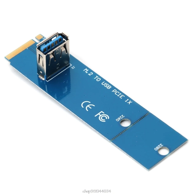 

CHIPAL High Speed NGFF M.2 to USB 3.0 Transfer Card M2 to USB3.0 Adapter for PCI-E Riser Card for BTC LTC ETH Mining Machine Ap