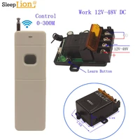 sleeplion 300m wireless controller switch 12v 24v 9v 85v remote on off digital remote control switch 48v 36v relay module