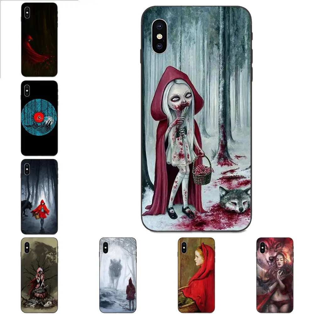 Тонкая Красная Шапочка Wolf для Galaxy A10S A20S A2 Core A30S A40S A50S A70S A90 5G M10 M30S M40 Note 10 Plus|Бамперы|