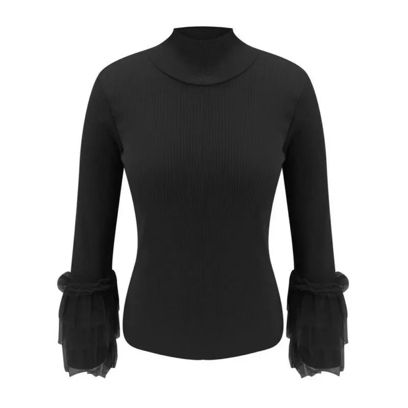 

Женский осенний свитер с круглым вырезом и длинным рукавом, повседневный тонкий пуловер