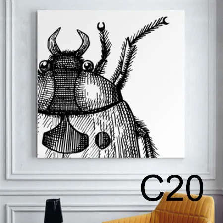 20 Decoracion fornazetti живопись Современные винтажные Ретро подарки настенные художественные цитаты Спальня Декор Арт Рисунок Фигуры с внутренней рамкой - Цвет: 20