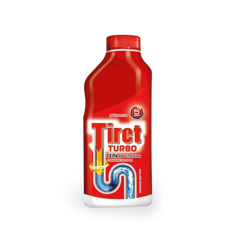 Гель для удаления засоров &quotTiret Turbo&quot 1 л|От засоров| |